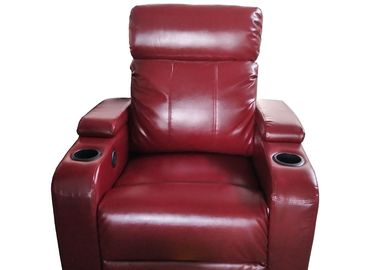 二重リクライニングチェアの劇場の座席のソファー、劇場のソファーの一定の折るArmrest
