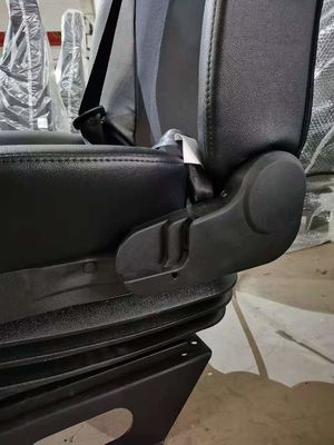 強い鋼鉄レザーのバス運転手の座席幅545mmの深さ460mm