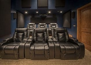 列ライト ホーム シアターの革映画はVesteeの表面の議長を務める